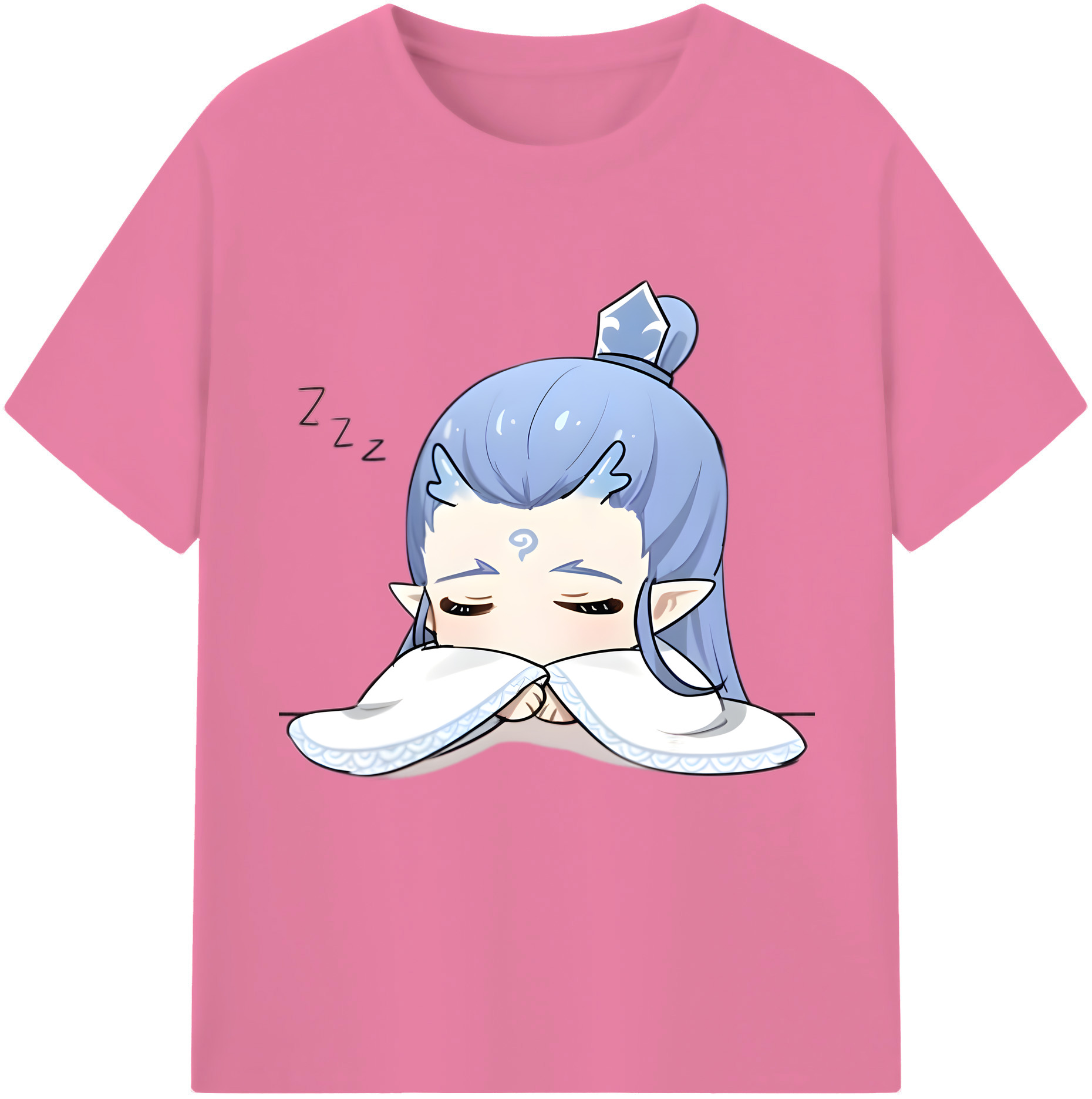 （画像用） Ne Zha 2 ナタ 魔童の大暴れ 綿100％半袖Tシャツ（フロントプリント）